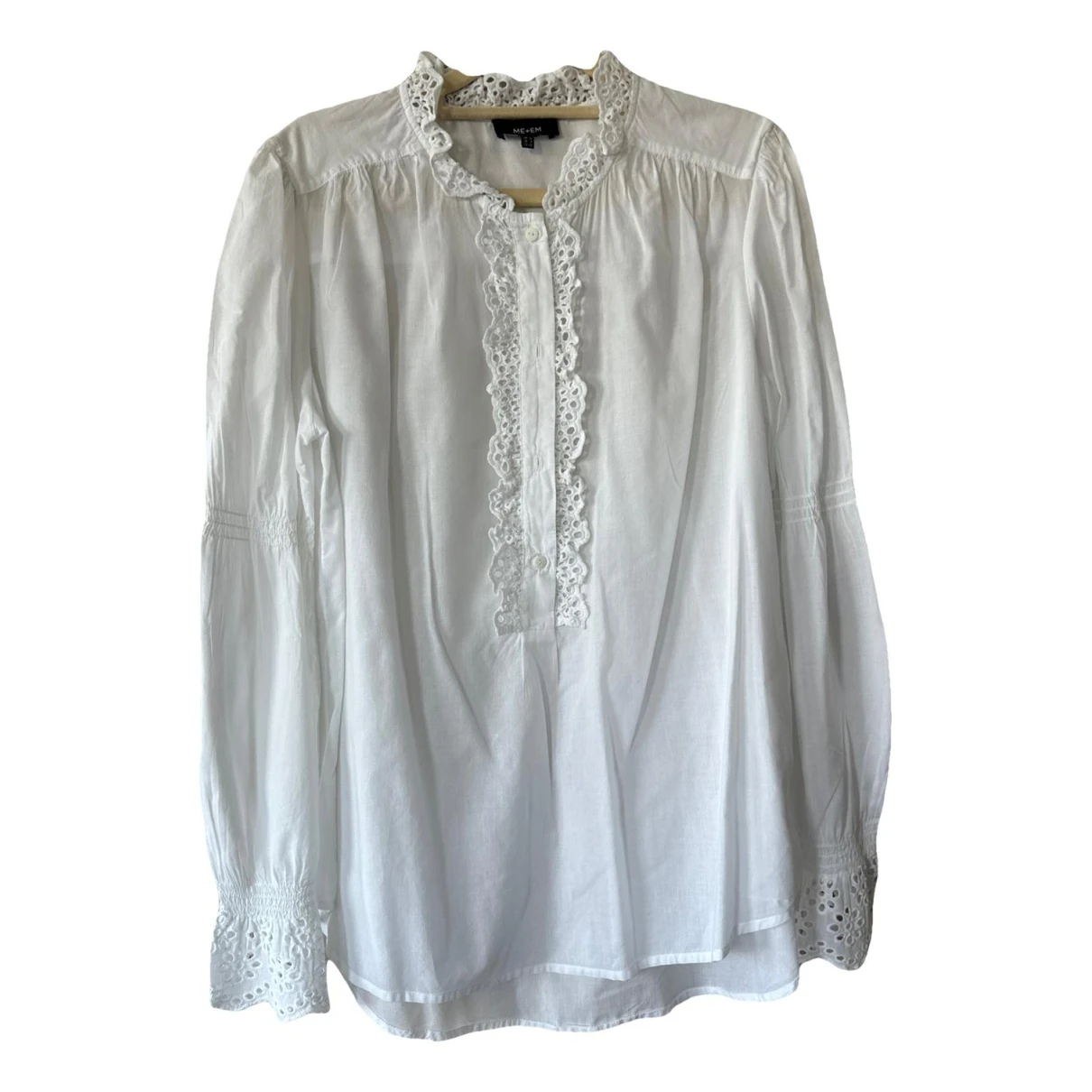 Pre-owned Me+em Blouse In White