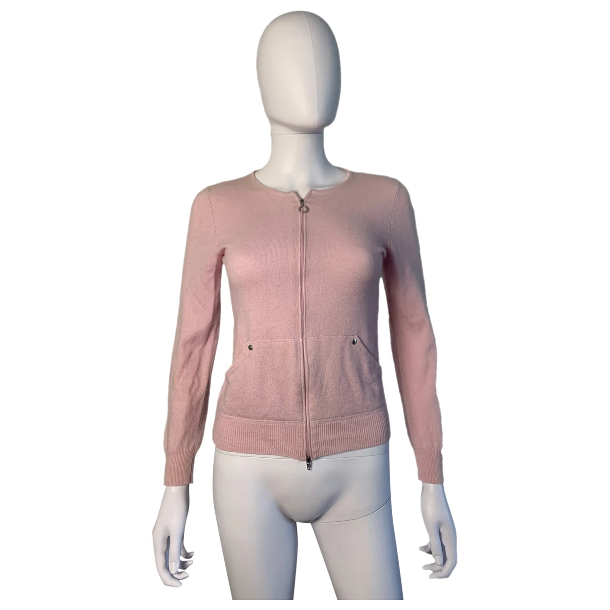 Pre-owned Brunello Cucinelli Cashmere Cardigan In Pink