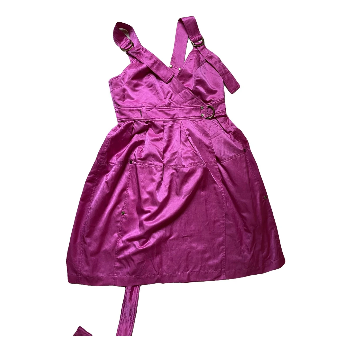 Pre-owned Plein Sud Silk Mini Dress In Pink