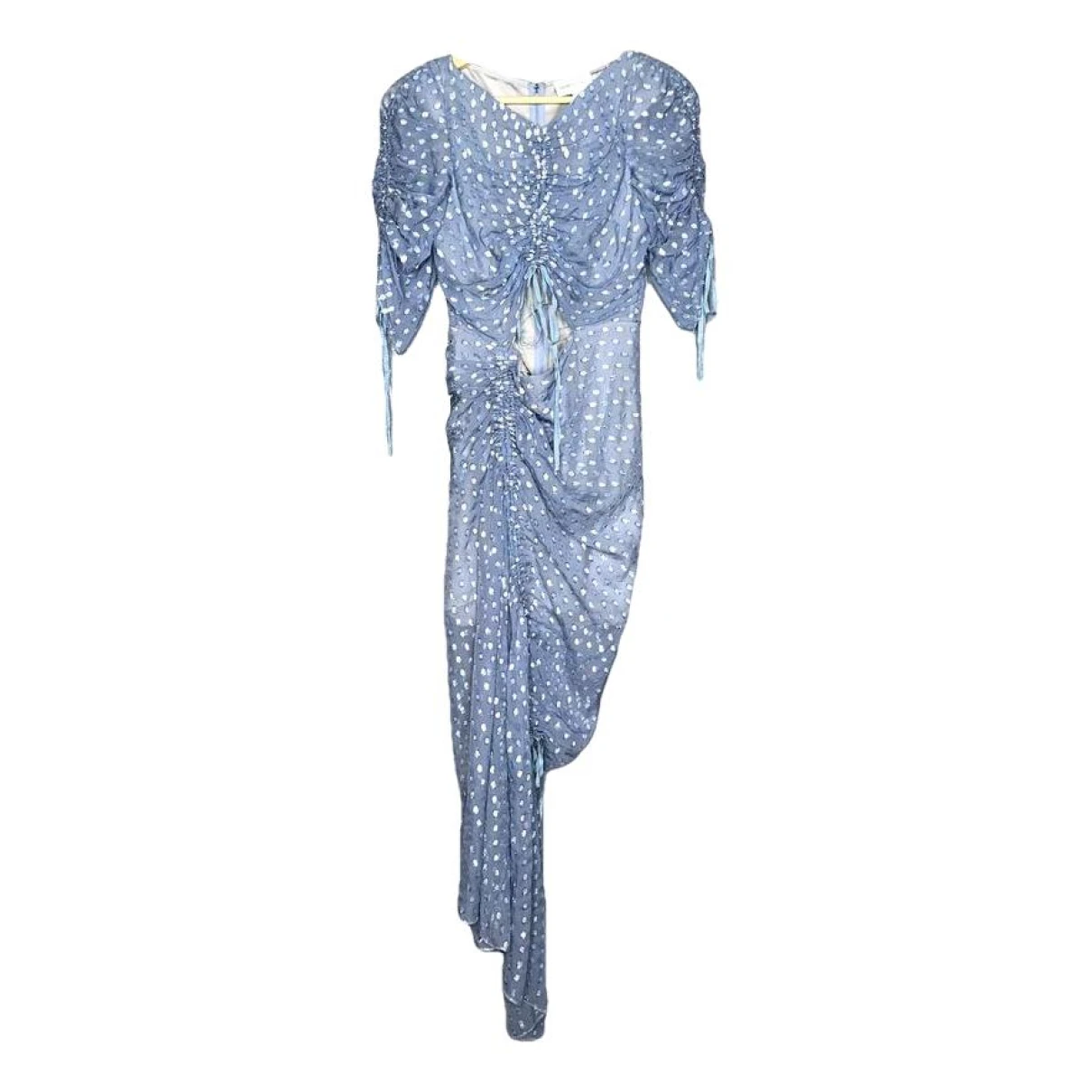 Pre-owned Alice Mccall Silk Mid-length Dress In Blue