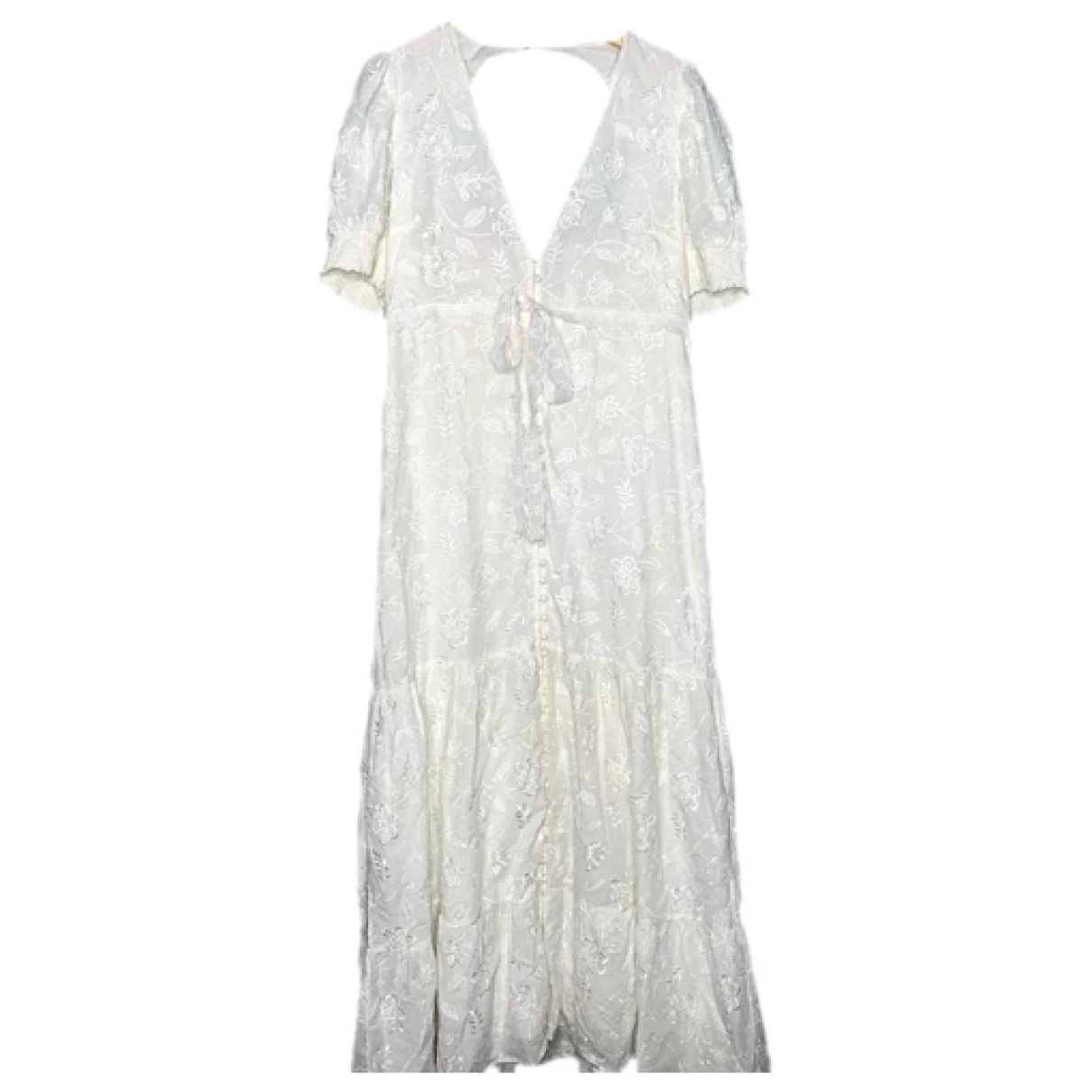 Pre-owned Alice And Olivia Mid-length Dress In White