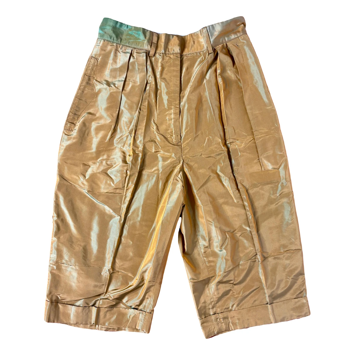 Pre-owned Jean Paul Gaultier Short Pants In Gold
