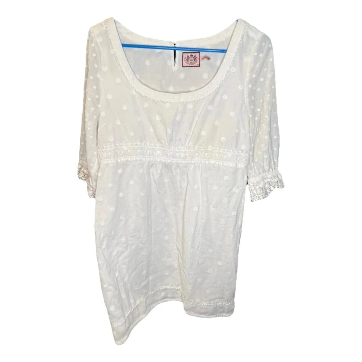 Pre-owned Juicy Couture Mini Dress In White