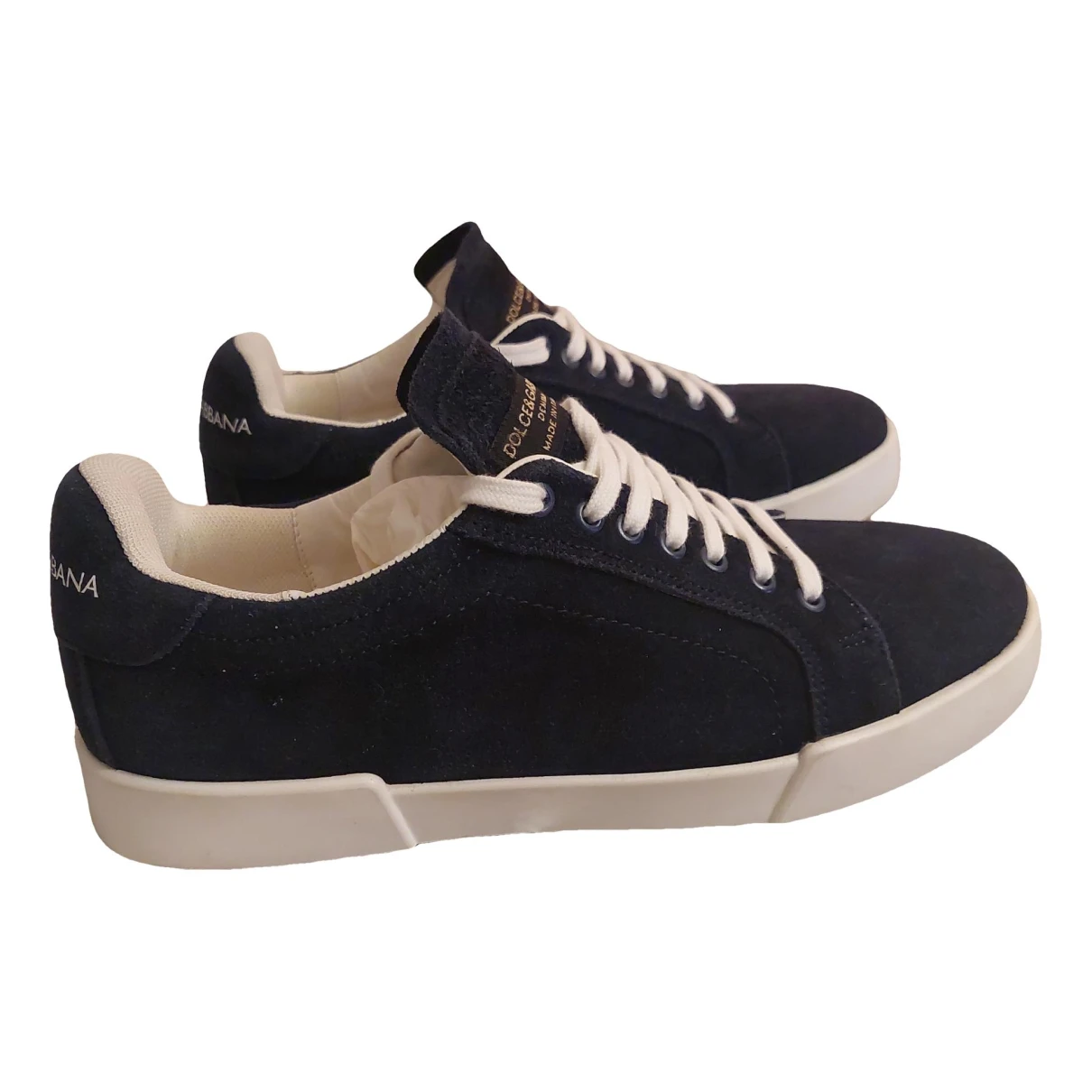 Pre-owned Dolce & Gabbana Low Trainers In Blue