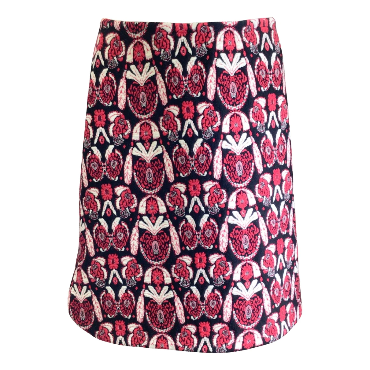 Pre-owned Alaïa Wool Mid-length Skirt In Multicolour