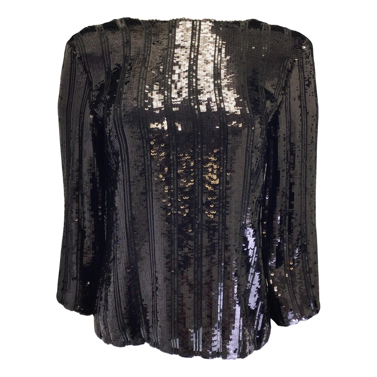 Pre-owned Sally Lapointe Blouse In Black