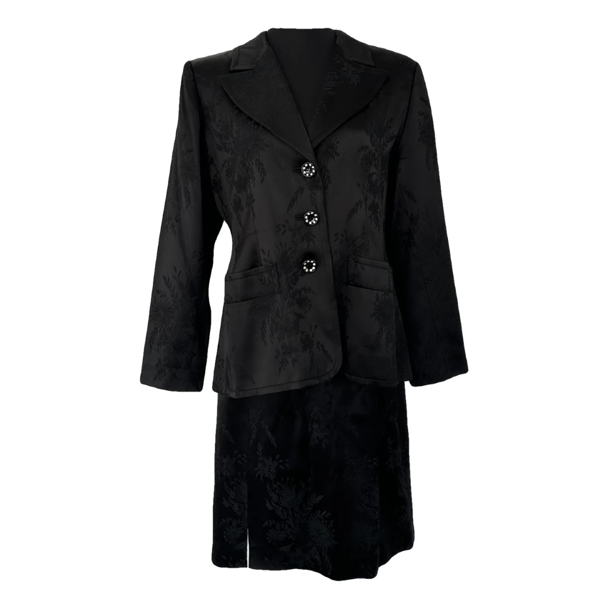 Pre-owned Saint Laurent Silk Jumpsuit In Black