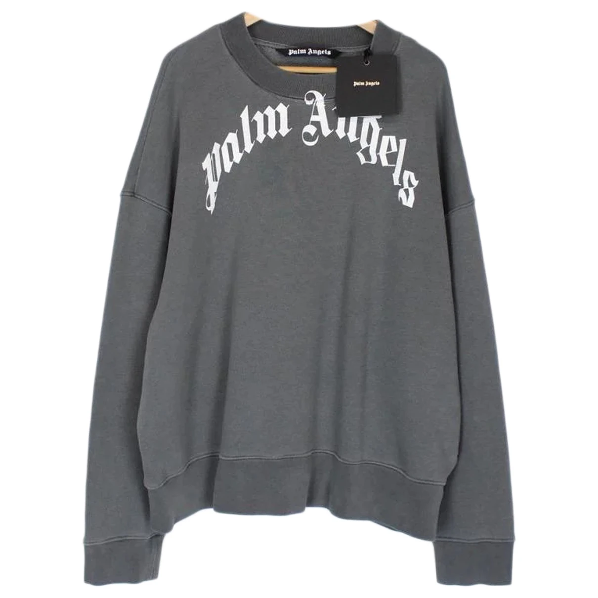 Pre-owned Palm Angels Sweatshirt In Grey
