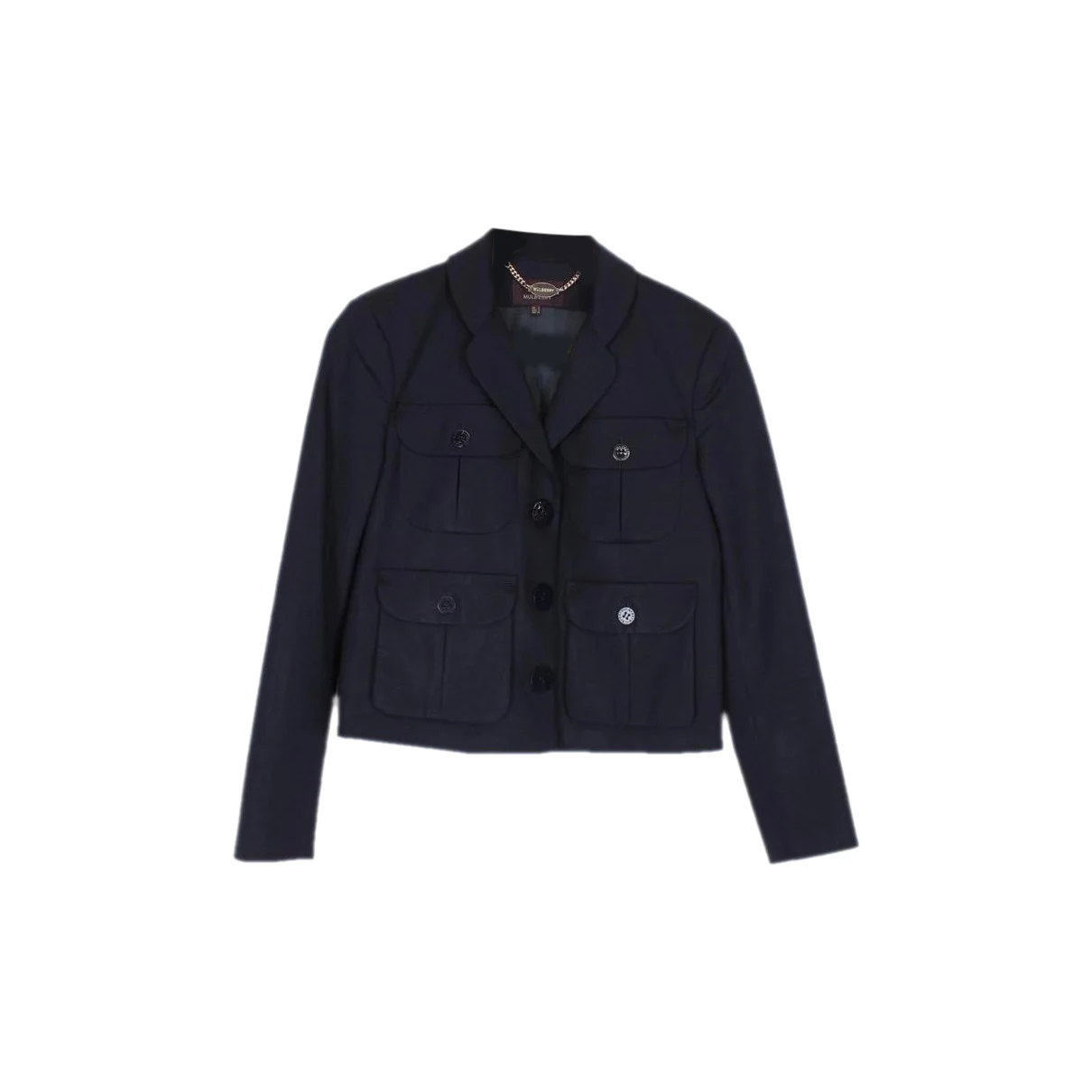 Pre-owned Mulberry Wool Blazer In Blue