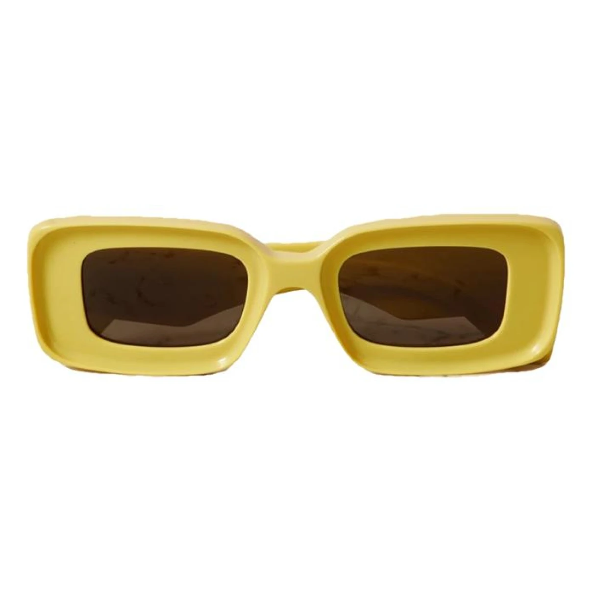 Pre-owned Loewe Sunglasses In Yellow