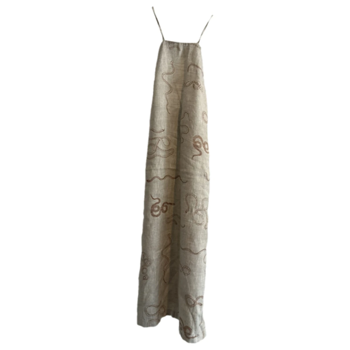 Pre-owned Paloma Wool Mid-length Dress In Khaki