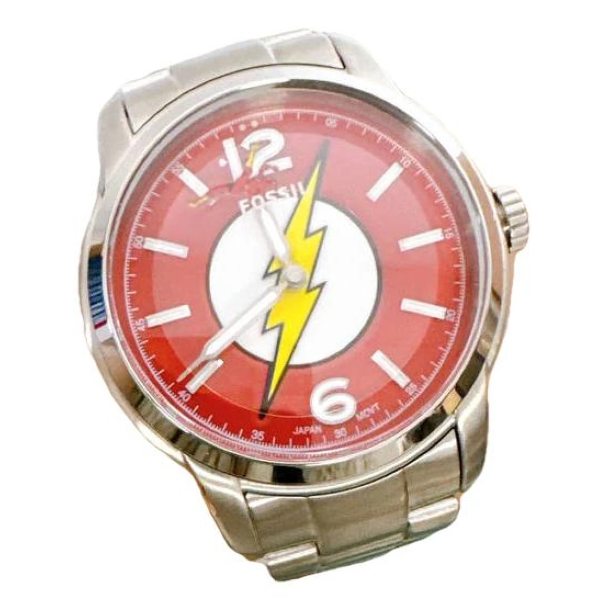 Pre-owned Fossil Watch In Red