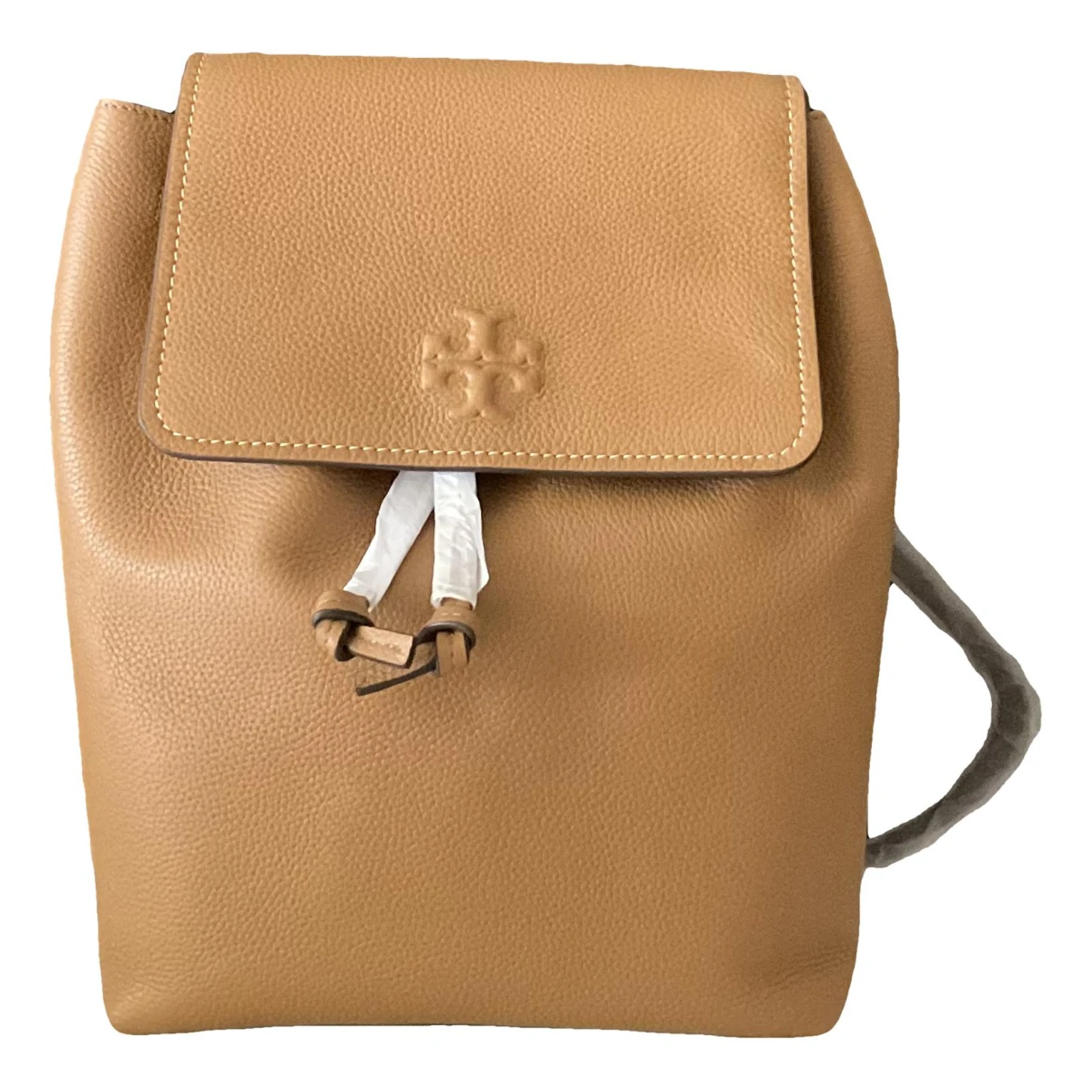 Pre-owned Tory Burch Leather Backpack In Other