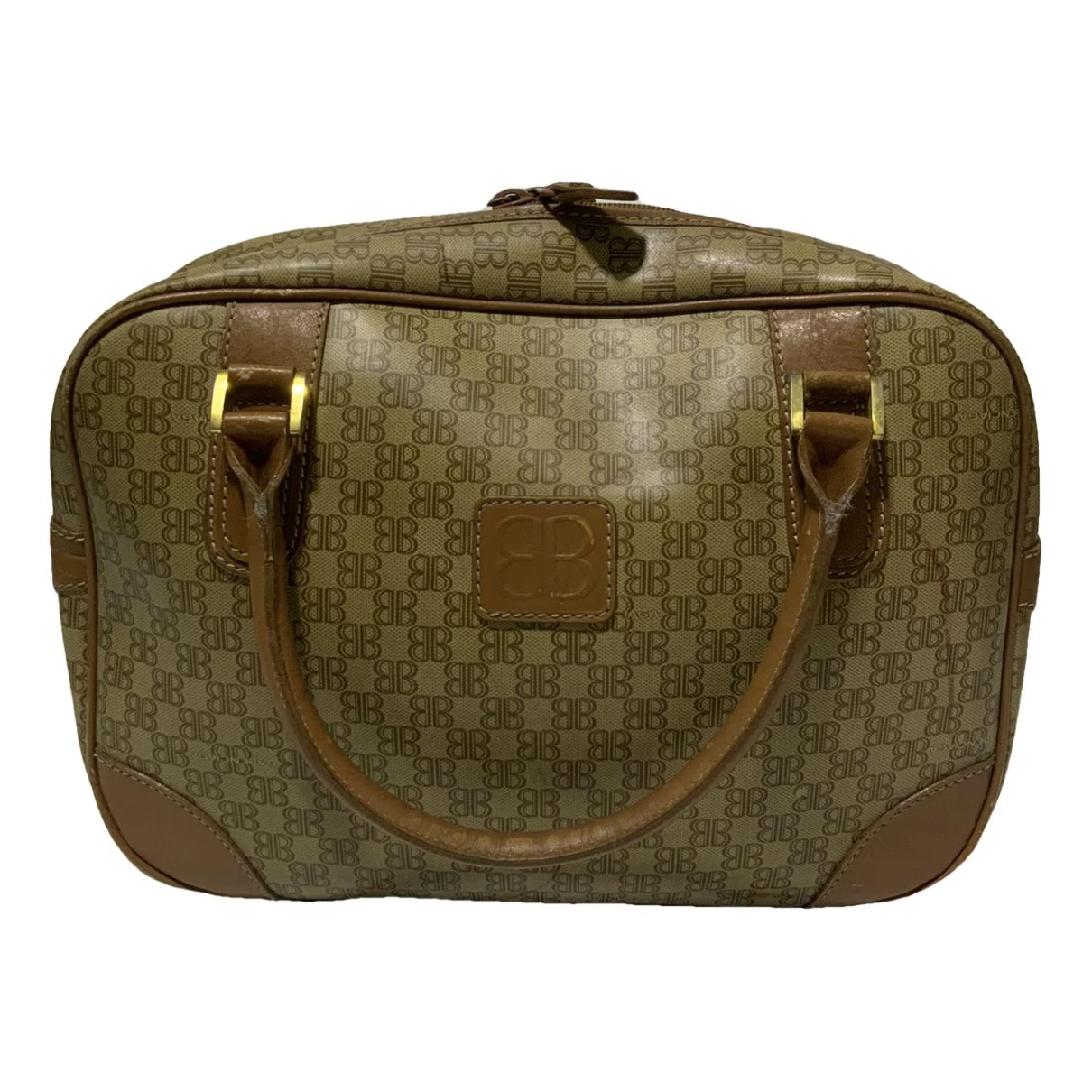 Pre-owned Balenciaga Ville Top Handle Leather Handbag In Brown