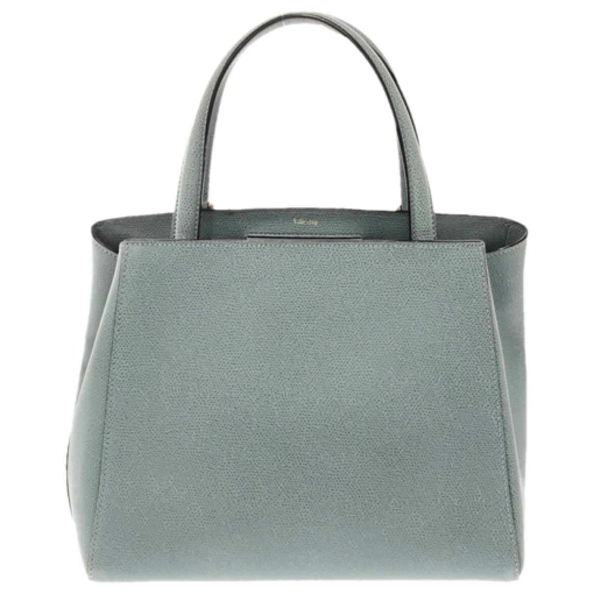 Pre-owned Valextra Leather Tote In Blue