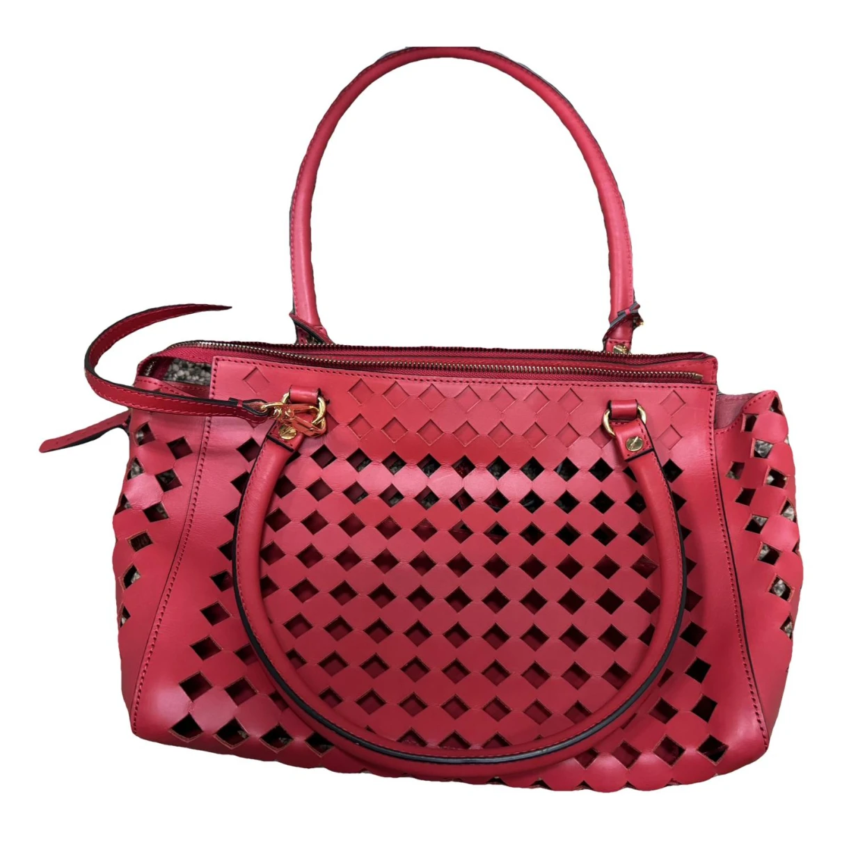 Pre-owned Marni Leather Tote In Red