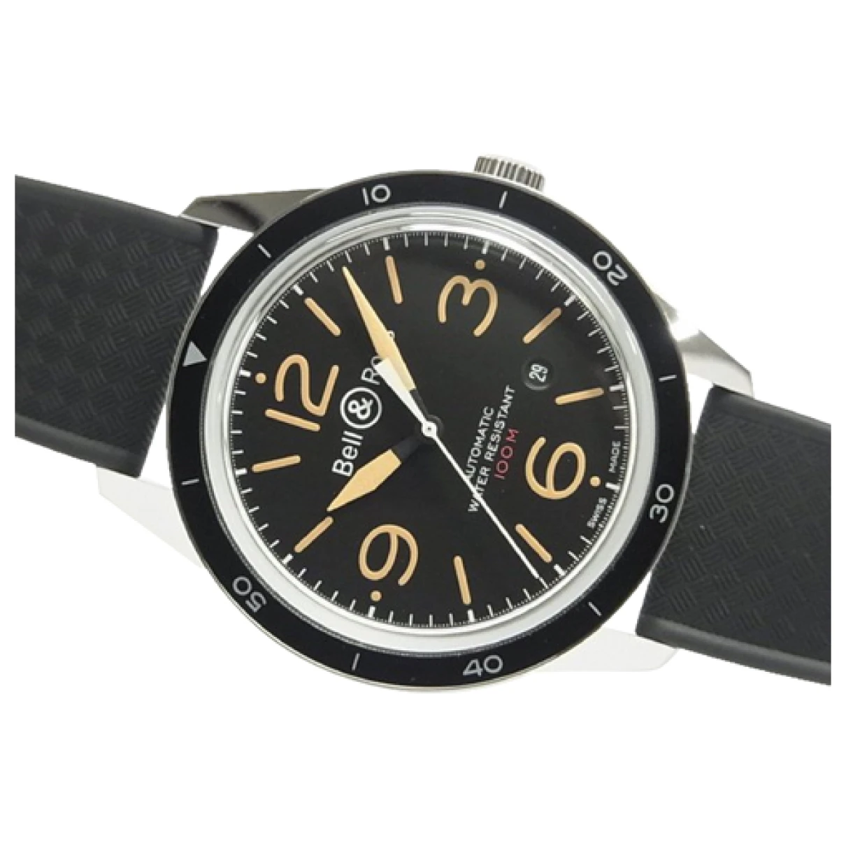 Pre-owned Bell & Ross Watch In Silver