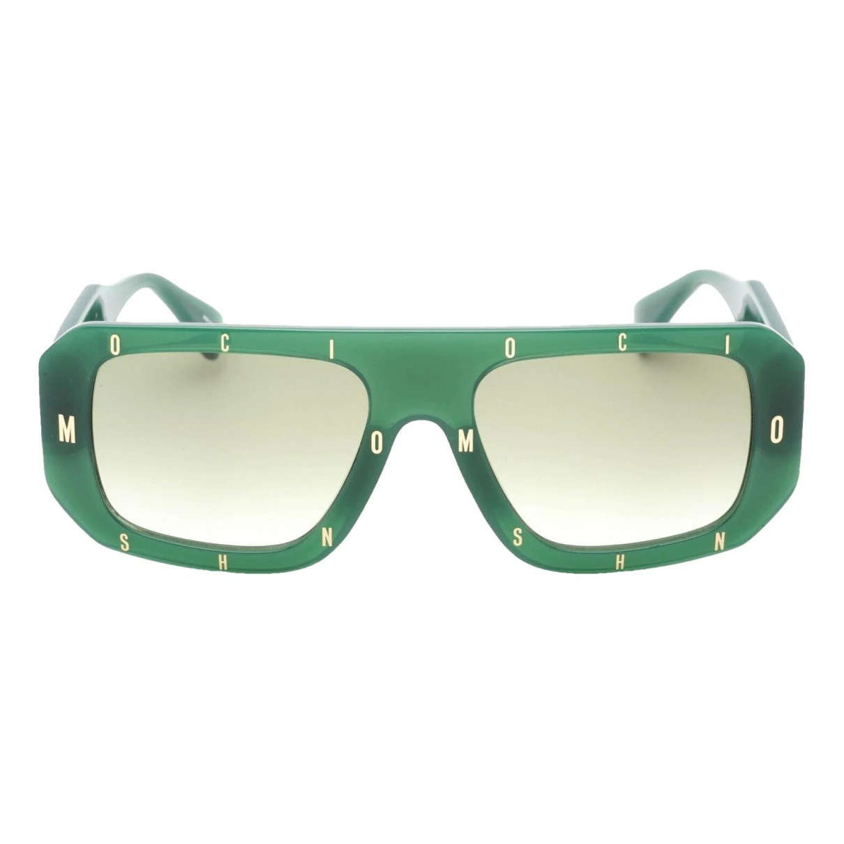 Pre-owned Moschino Sunglasses In Green