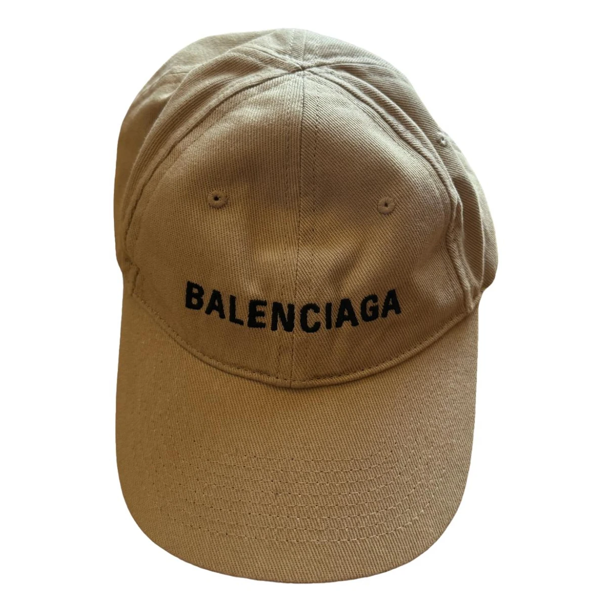 Pre-owned Balenciaga Cap In Beige
