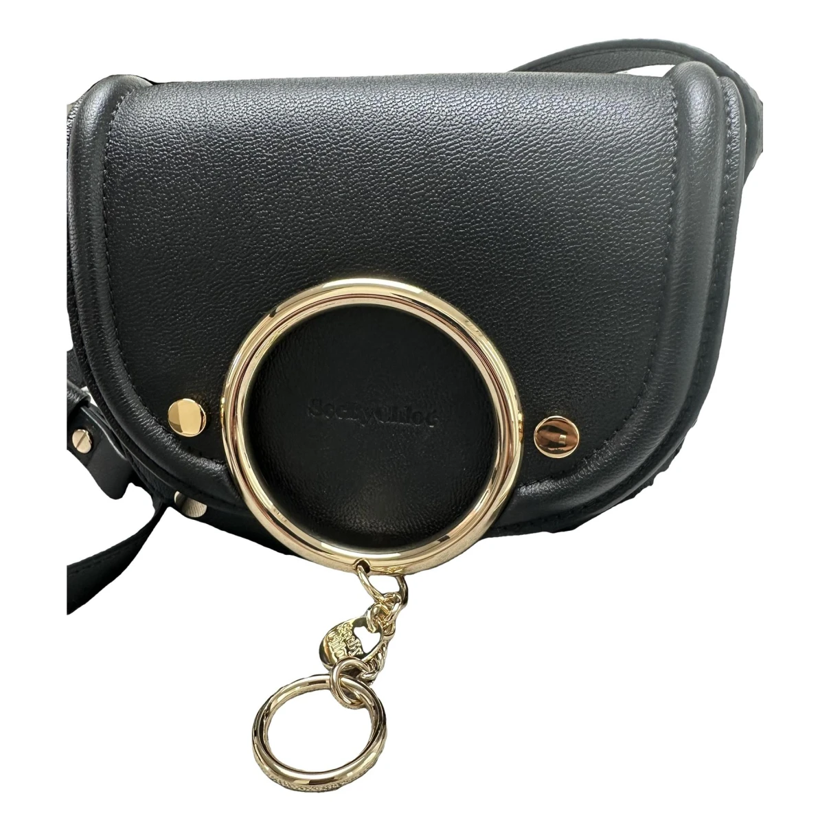 Pre-owned See By Chloé Leather Crossbody Bag In Black