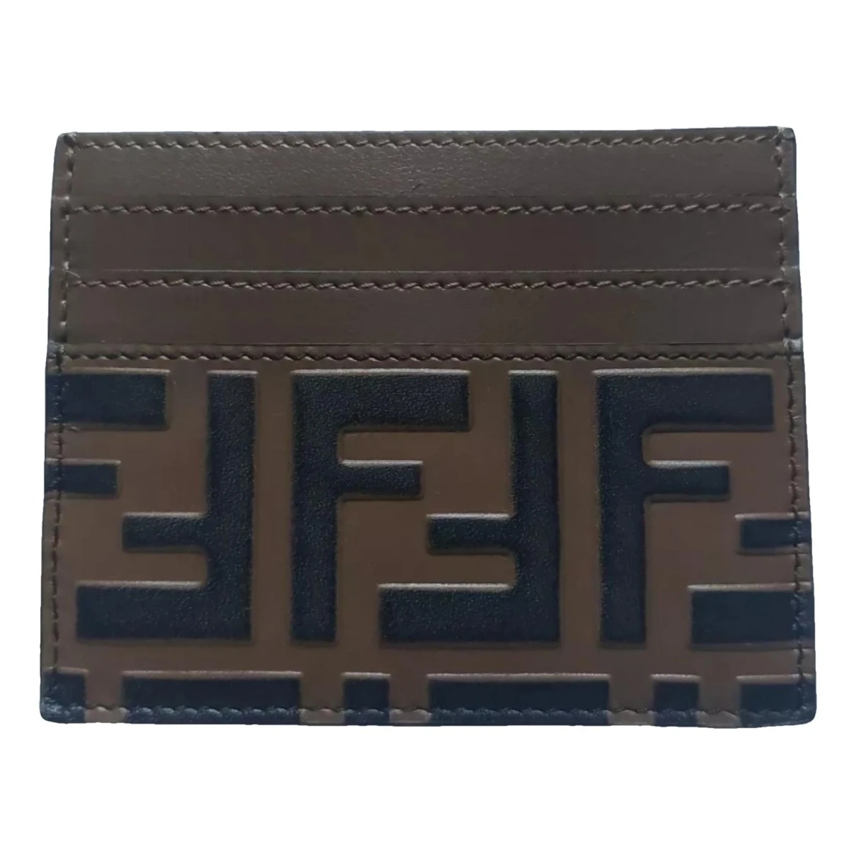 Pre-owned Fendi Leather Small Bag In Beige