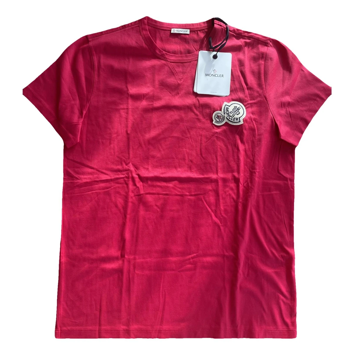Pre-owned Moncler T-shirt In Pink
