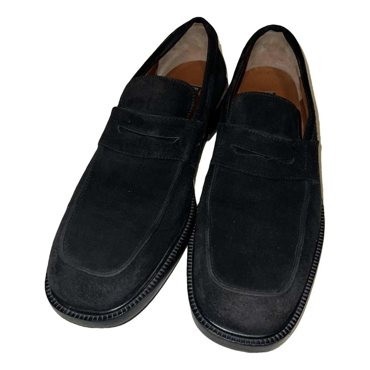 Pre-owned Fratelli Rossetti Flats In Black