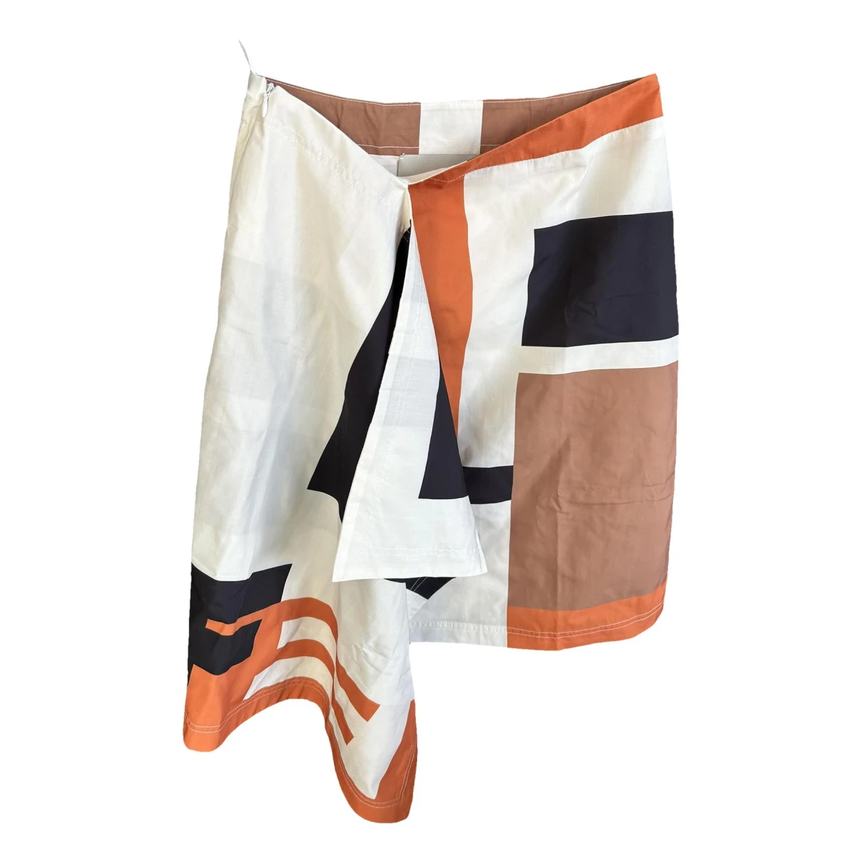 Pre-owned Fendi Mid-length Skirt In Ecru