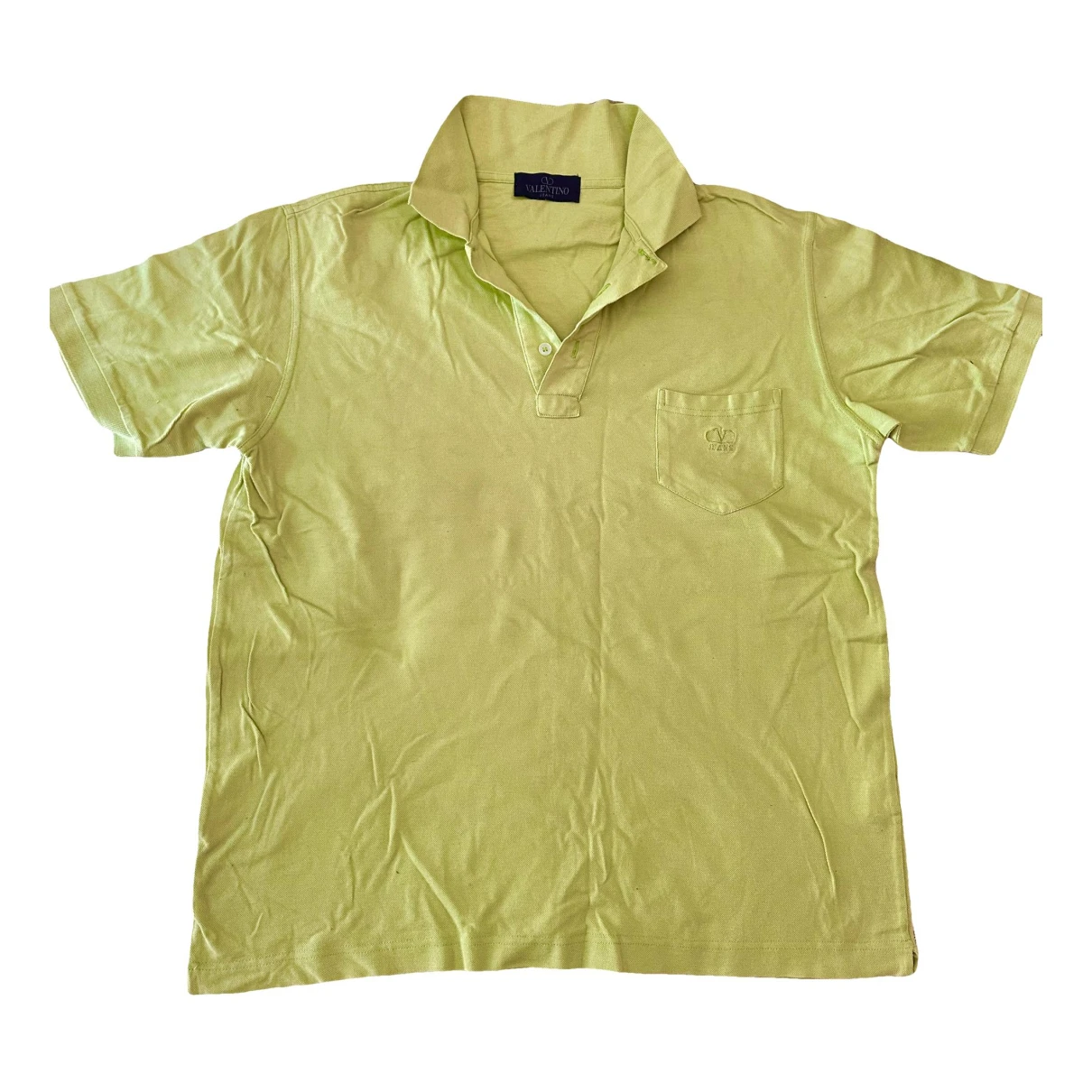 Pre-owned Valentino Polo Shirt In Green