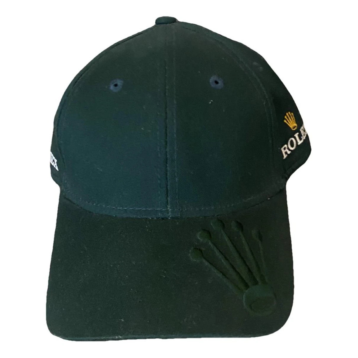 Pre-owned Rolex Cloth Hat In Green