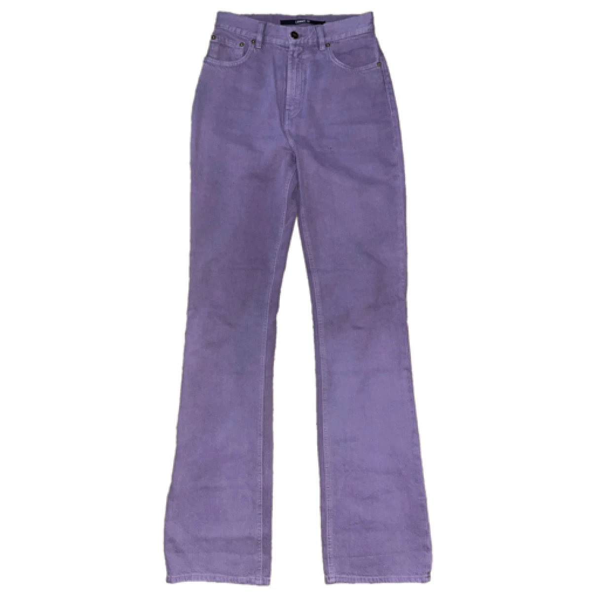 Pre-owned Jacquemus L'année 97 Straight Pants In Purple
