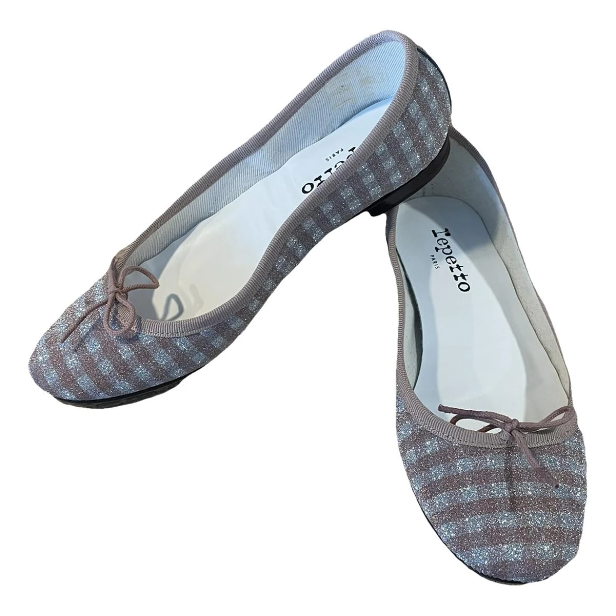 Pre-owned Repetto Leather Ballet Flats In Silver