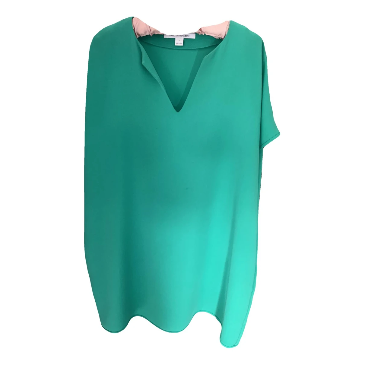 Pre-owned Diane Von Furstenberg Mid-length Dress In Green