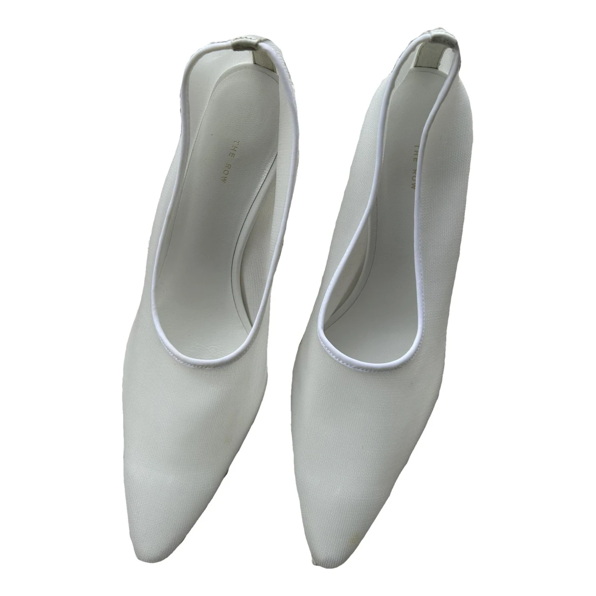Pre-owned The Row Heels In White