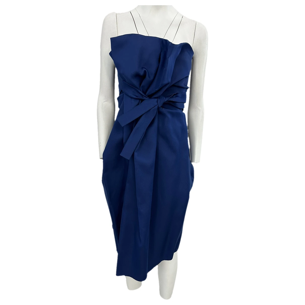Pre-owned John Galliano Mid-length Dress In Blue
