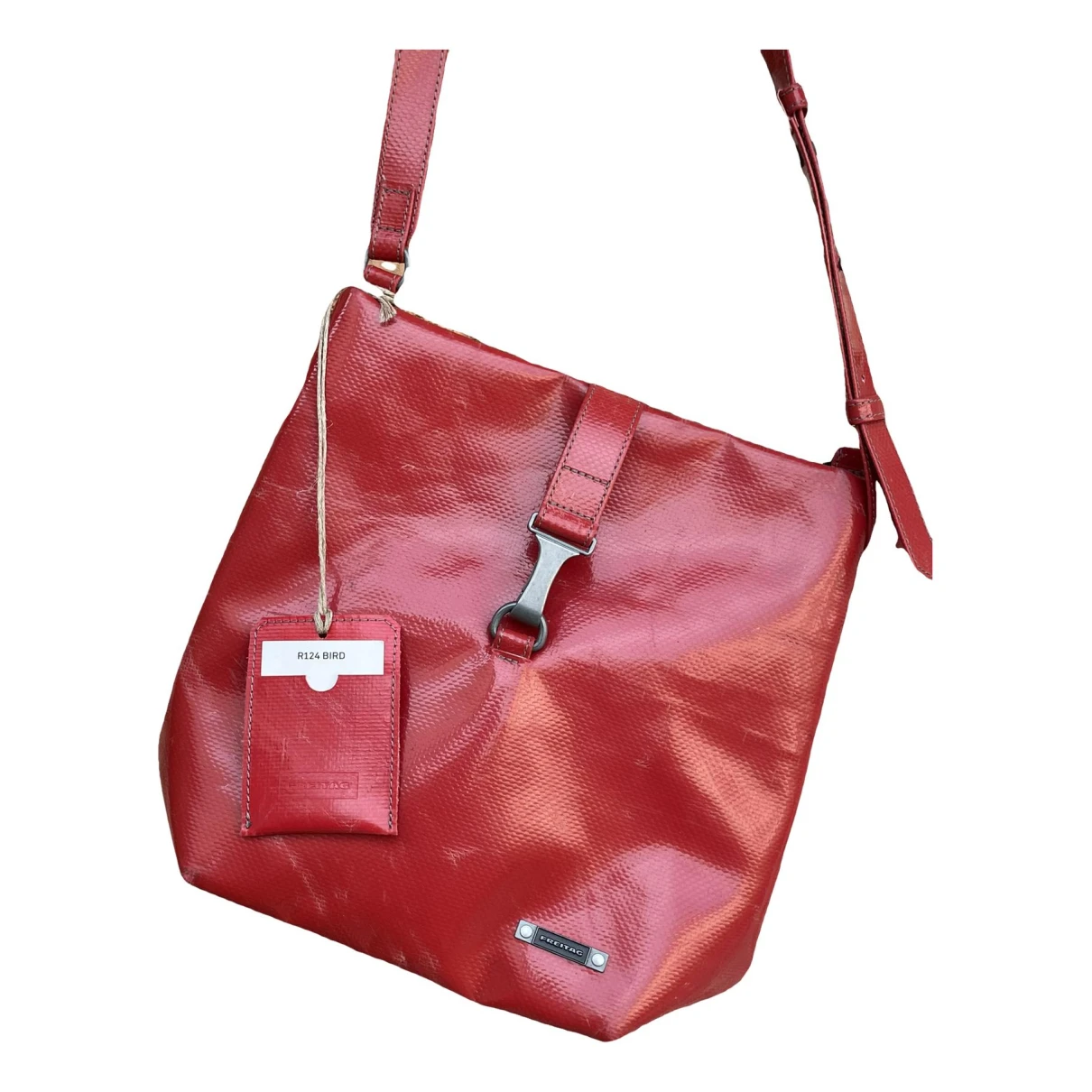 Pre-owned Freitag Crossbody Bag In Red