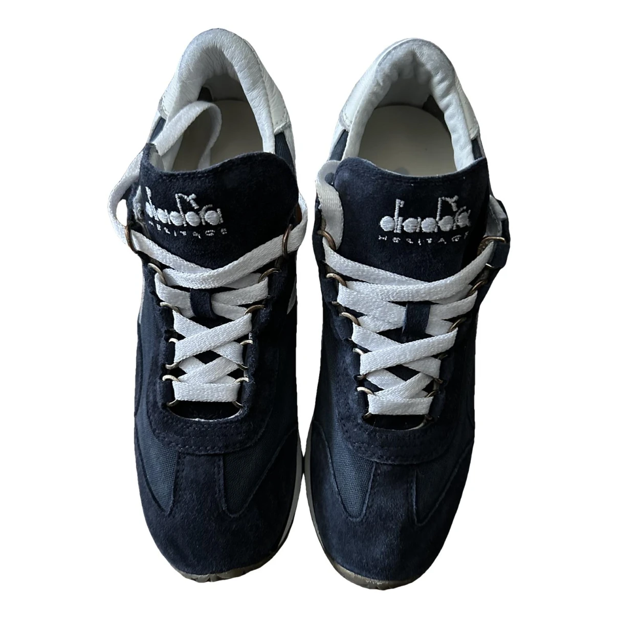 Pre-owned Diadora Heels In Blue
