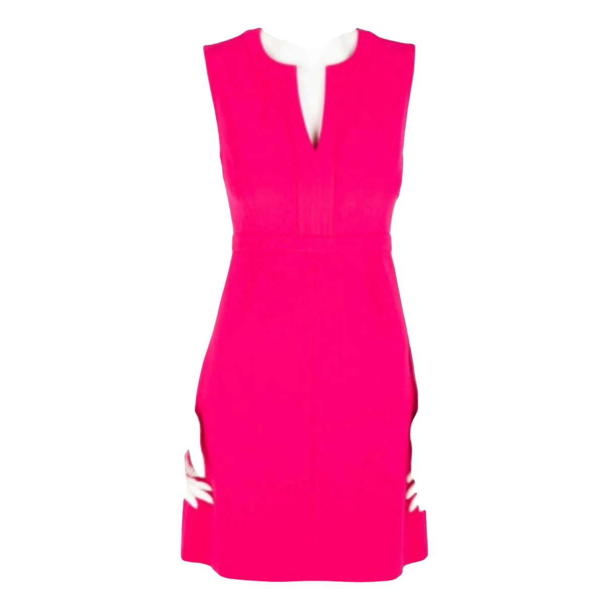 Pre-owned Diane Von Furstenberg Mini Dress In Pink
