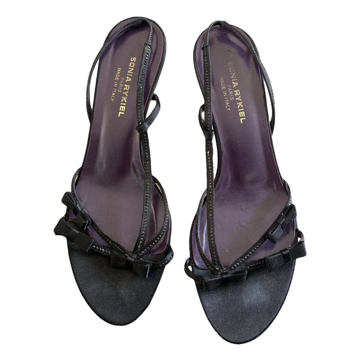 Pre-owned Sonia Rykiel Leather Heels In Black