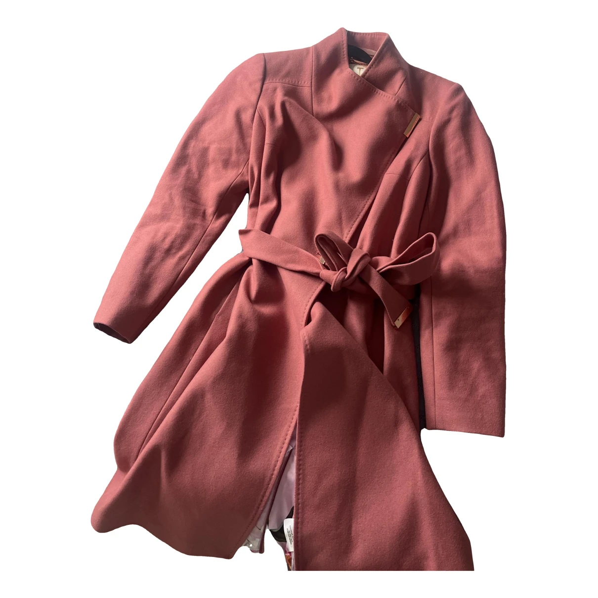 Pre-owned Ted Baker Coat In Pink
