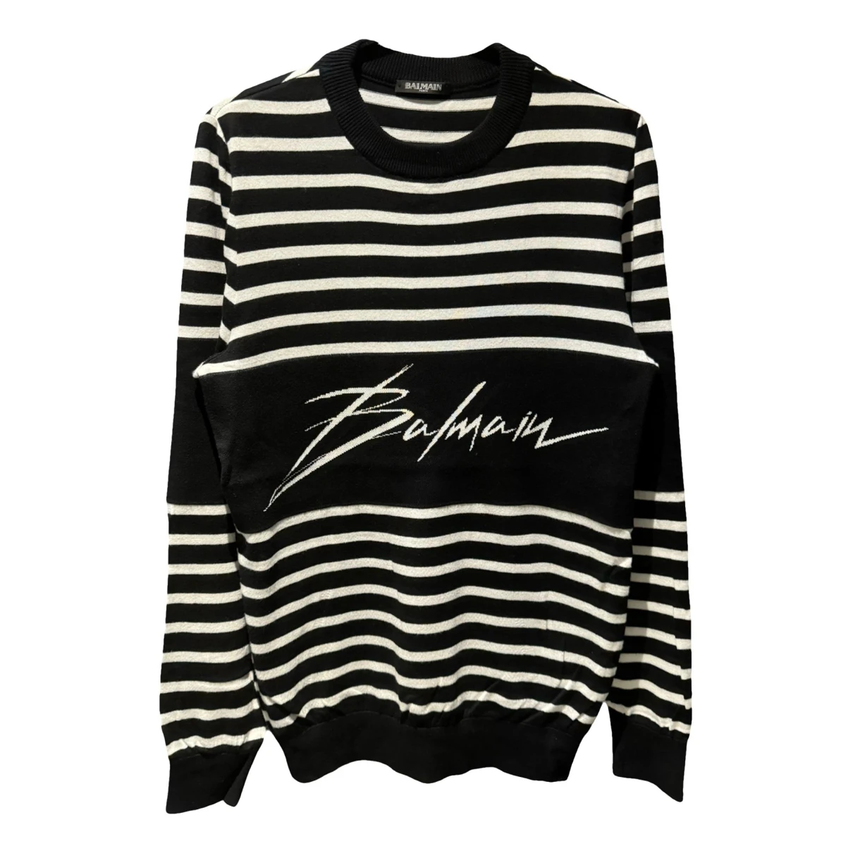Pre-owned Balmain Knitwear & Sweatshirt In Black