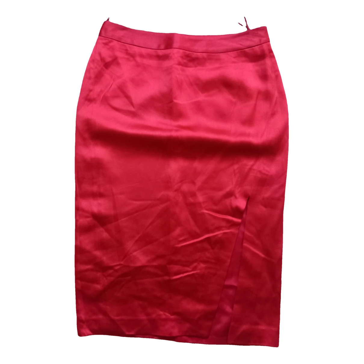 Pre-owned Gucci Silk Mid-length Skirt In Red