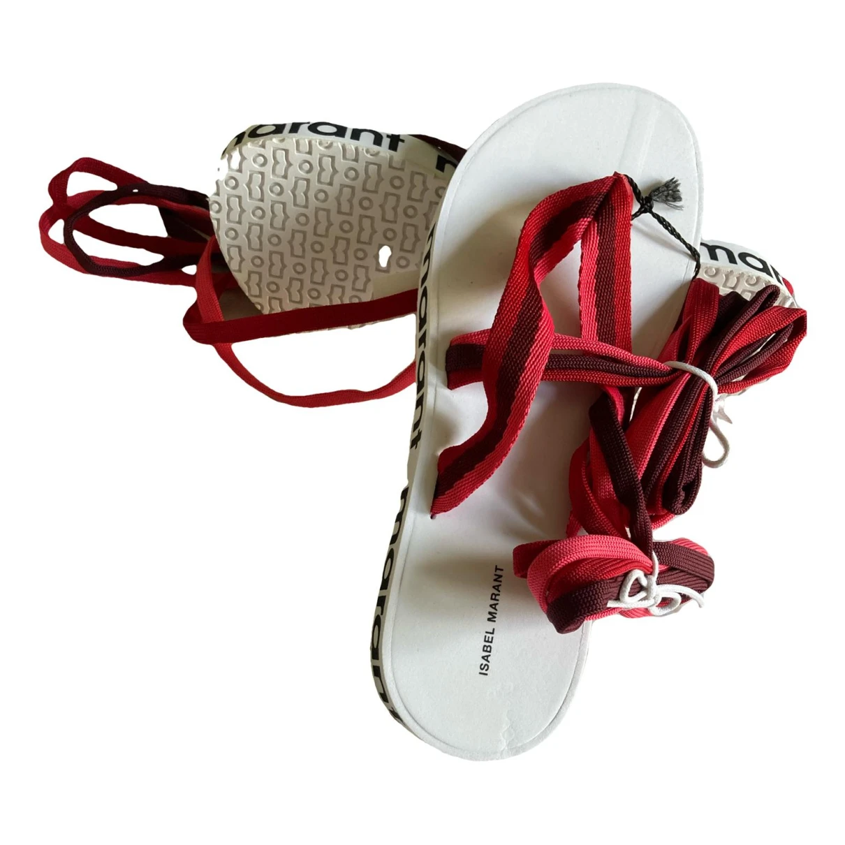 Pre-owned Isabel Marant Sandal In Red