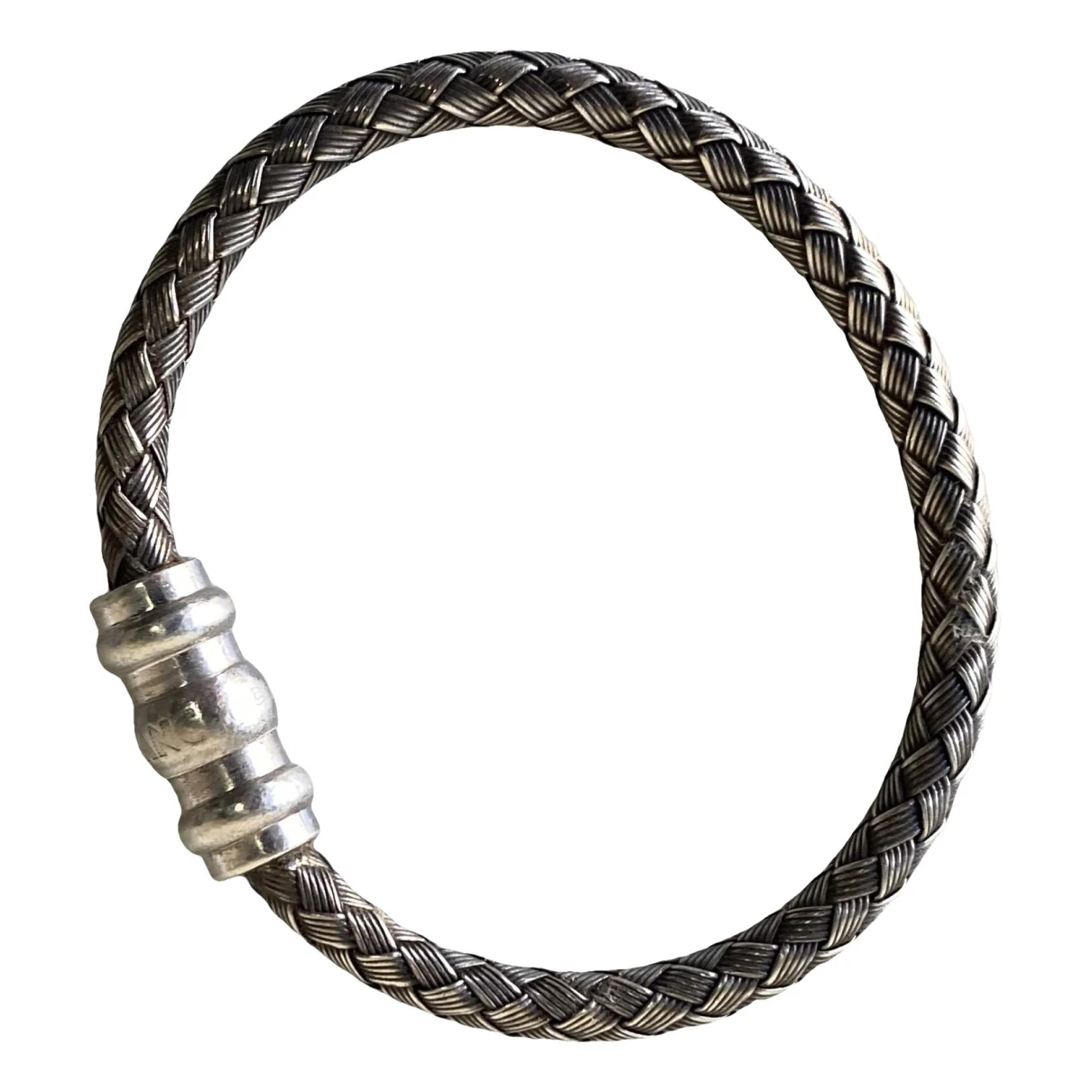 Pre-owned Montblanc Bracelet In Silver