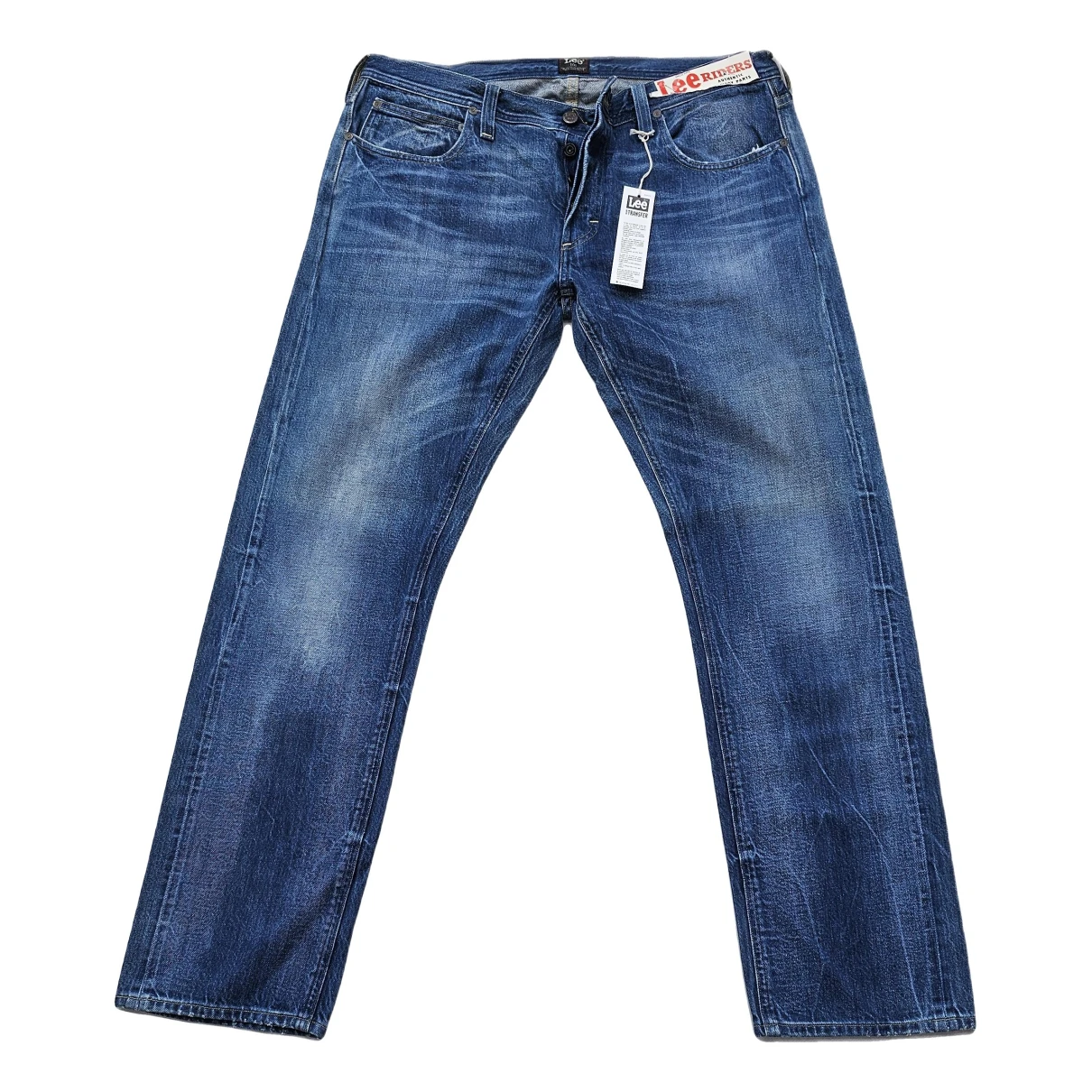 Pre-owned Lee Straight Jeans In Blue