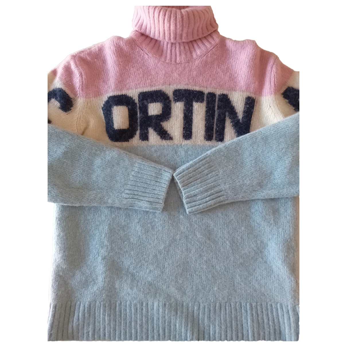 Pre-owned Mc2 Saint Barth Wool Jumper In Turquoise