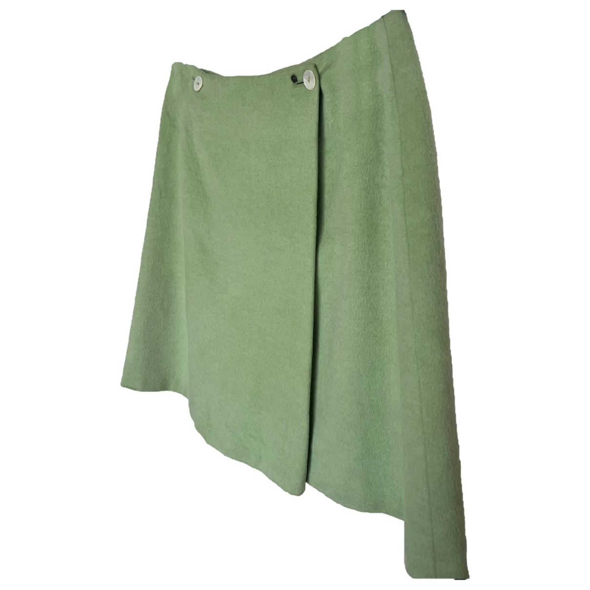 Pre-owned Aigner Wool Skirt In Green