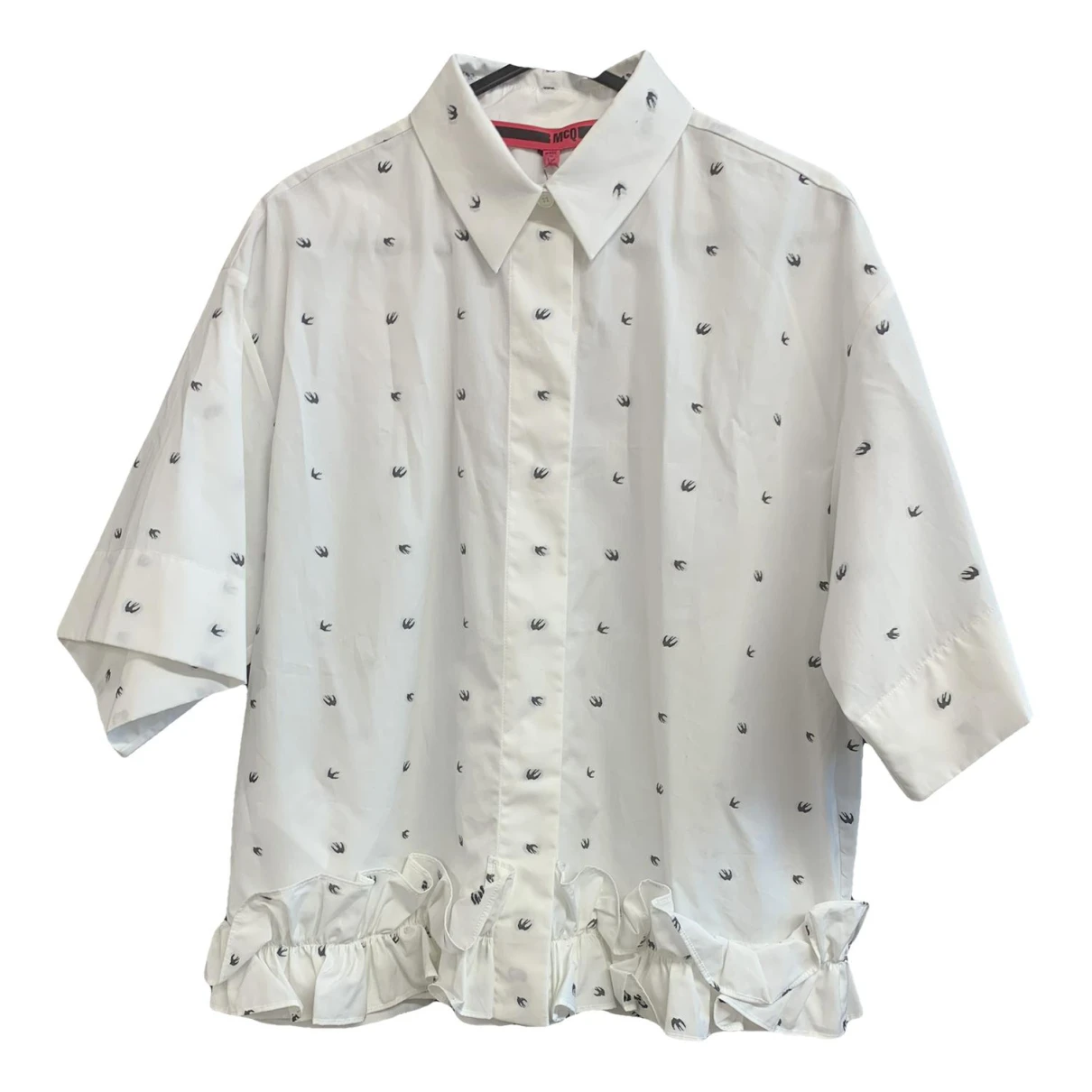 Pre-owned Mcq By Alexander Mcqueen Top In White
