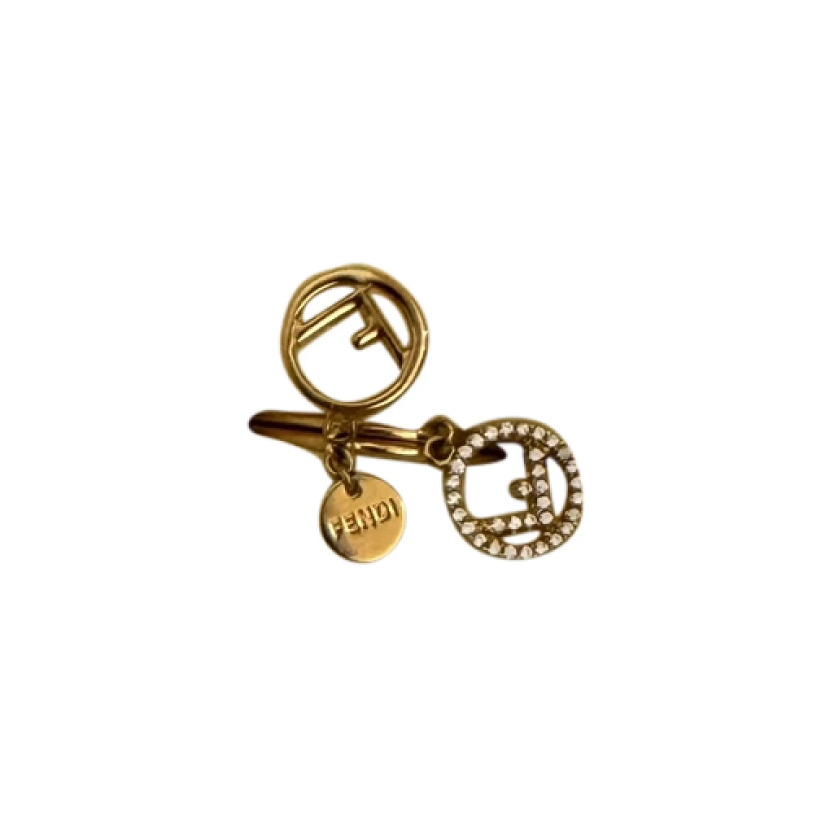 Pre-owned Fendi Ring In Gold