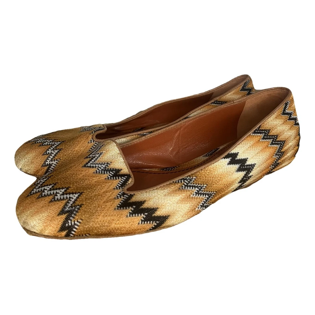 Pre-owned Missoni Leather Flats In Multicolour